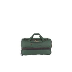 Travelite Basics Wheeled Duffle 55 Expandable Dark Green 9 Travelite Basics Wheeled Duffle 55 Expandable Dark Green -Mode Tassen Winkel image 1015