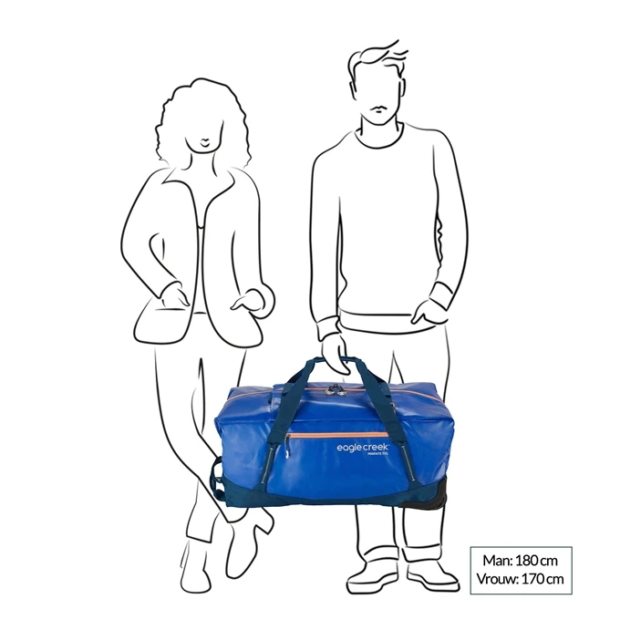 Eagle Creek Migrate Wheeled Duffel 110L Black 2 Eagle Creek Migrate Wheeled Duffel 110L Black - Afbeelding 2