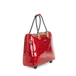 Olivia Lauren Alice Business Trolley Croco Rood -Mode Tassen Winkel image 1157