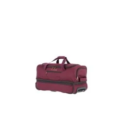 Travelite Basics Wheeled Duffle 55 Expandable Dark Red -Mode Tassen Winkel image 1204