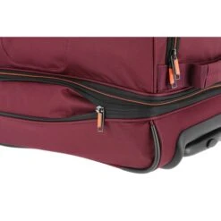 Travelite Basics Wheeled Duffle 55 Expandable Dark Red -Mode Tassen Winkel image 1206