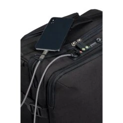 Samsonite Securipak Duffle/Wheels 55 Black Steel -Mode Tassen Winkel image 1242