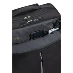 Samsonite Securipak Duffle/Wheels 55 Black Steel -Mode Tassen Winkel image 1243