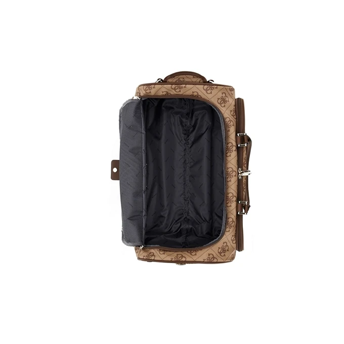 Guess Berta Wheeled Duffel Latte Logo/brown 3 Guess Berta Wheeled Duffel Latte Logo/brown - Afbeelding 3