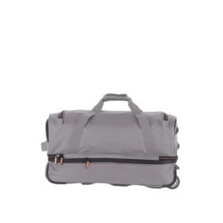 Travelite Basics Wheeled Duffle 55 Expandable Grey -Mode Tassen Winkel image 1417