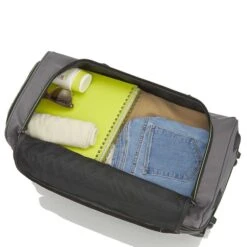 Travelite Basics Wheeled Duffle 55 Expandable Black -Mode Tassen Winkel image 1440