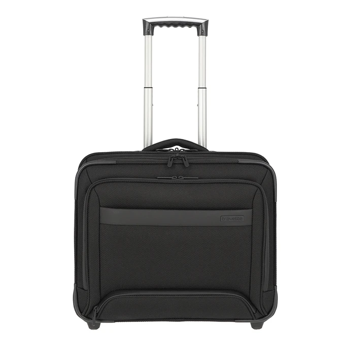 Travelite Meet 2 Wheel Business Trolley Black 1 Travelite Meet 2 Wheel Business Trolley Black