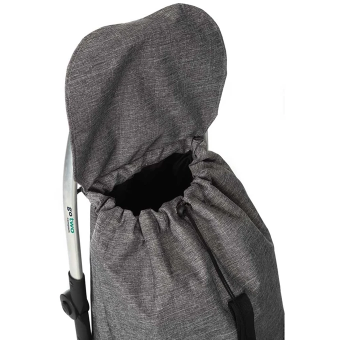 Playmarket Go Two Compact Boodschappentrolley Grey 5 Playmarket Go Two Compact Boodschappentrolley Grey - Afbeelding 5