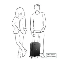 Samsonite S'Cure Spinner 75 Set Van 2 Black -Mode Tassen Winkel image 186