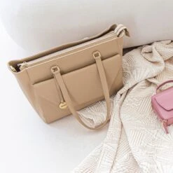 MÔSZ Denise Workbag 15,6" Jungle Taupe -Mode Tassen Winkel image 2085