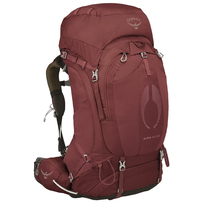 Osprey Aura AG 65 WM/L Berry Sorbet Red 1 Osprey Aura AG 65 WM/L Berry Sorbet Red
