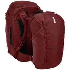Thule Landmark 60L Women's Backpack Dark Bordeaux -Mode Tassen Winkel image 2469