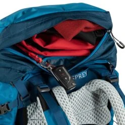 Osprey Atmos AG LT 65 S/M Night Shift/scoria Blue -Mode Tassen Winkel image 2677