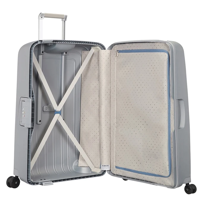 Samsonite S'Cure Spinner 55 + 75 Set Silver 4 Samsonite S'Cure Spinner 55 + 75 Set Silver - Afbeelding 4