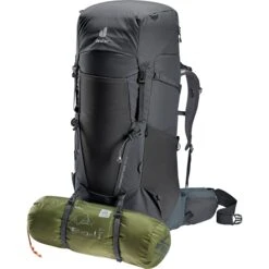 Deuter Aircontact Core 50+10 Backpack Graphite-shale -Mode Tassen Winkel image 2744