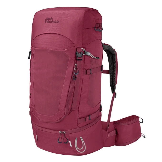 Jack Wolfskin Highland Trail 50+5 Women Sangria Red 1 Jack Wolfskin Highland Trail 50+5 Women Sangria Red