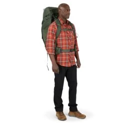 Osprey Kestrel 58 L/XL Bonsai Green -Mode Tassen Winkel image 2898