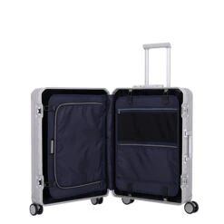 Travelite Next Aluminium 4 Wiel Trolley M Silver -Mode Tassen Winkel image 32