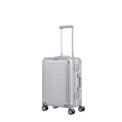 Travelite Next Aluminium 4 Wiel Trolley S Silver -Mode Tassen Winkel image 320