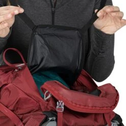 Osprey Ariel 55 Womens Backpack XS/S Claret Red -Mode Tassen Winkel image 3201