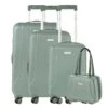 CarryOn Skyhopper 4-Delige Kofferset Beautycase/S/M/L Olive