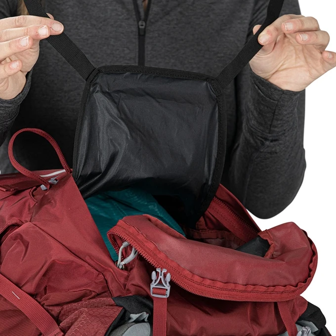 Osprey Ariel 55 Womens Backpack M/L Claret Red 13 Osprey Ariel 55 Womens Backpack M/L Claret Red - Afbeelding 13