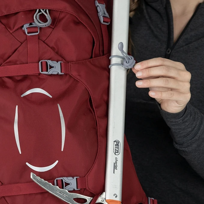 Osprey Ariel 55 Womens Backpack M/L Claret Red 17 Osprey Ariel 55 Womens Backpack M/L Claret Red - Afbeelding 17