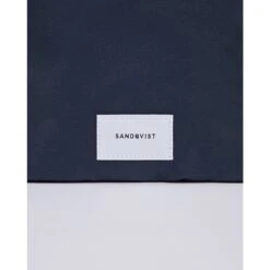 Sandqvist Knut Backpack II Navy Blue With Navy Webbing -Mode Tassen Winkel image 3604