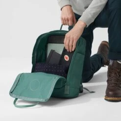 Fjallraven Kanken Rugzak Sky Blue-light Oak -Mode Tassen Winkel image 3612