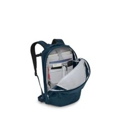Osprey Transporter Panel Loader Backpack Venturi Blue -Mode Tassen Winkel image 3766