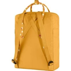 Fjallraven Kanken Ochre-confetti Pattern -Mode Tassen Winkel image 3964