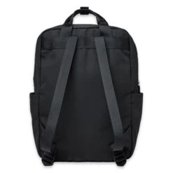 Sandqvist Knut Backpack Black With Black Webbing -Mode Tassen Winkel image 4403