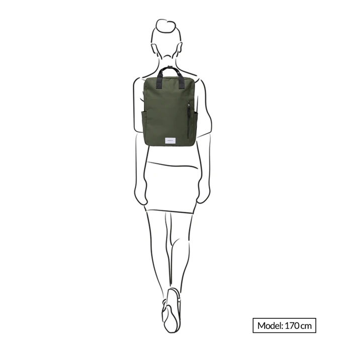 Sandqvist Knut Backpack Dawn Green 2 Sandqvist Knut Backpack Dawn Green - Afbeelding 2
