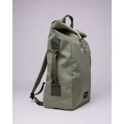 Sandqvist Dante Vegan Backpack Clover Green -Mode Tassen Winkel image 4691