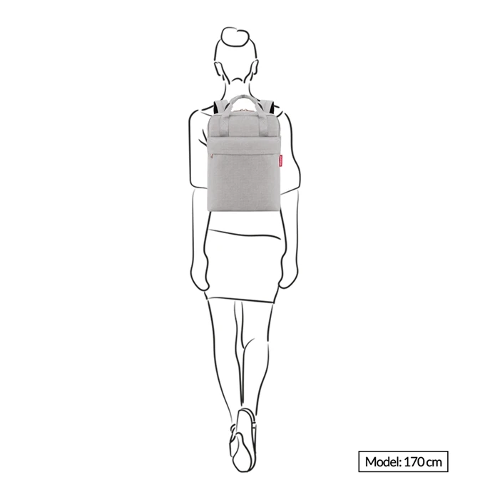 Reisenthel Travelling Allday Backpack M Twist Sky Rose 2 Reisenthel Travelling Allday Backpack M Twist Sky Rose - Afbeelding 2