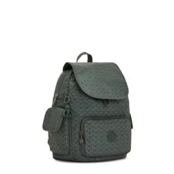 Kipling City Pack S Sign Green Emb -Mode Tassen Winkel image 4923