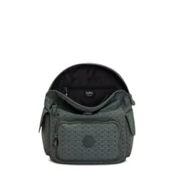 Kipling City Pack S Sign Green Emb -Mode Tassen Winkel image 4924