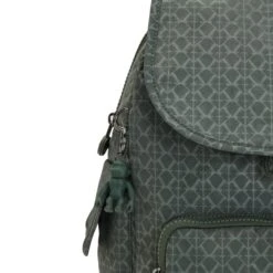 Kipling City Pack S Sign Green Emb -Mode Tassen Winkel image 4925