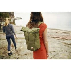 Fjallraven High Coast Foldsack 24 Patina Green -Mode Tassen Winkel image 5389