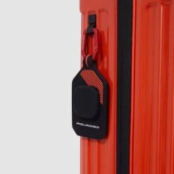 Piquadro PQ-Light Cabin Trolley 55 Orange -Mode Tassen Winkel image 548